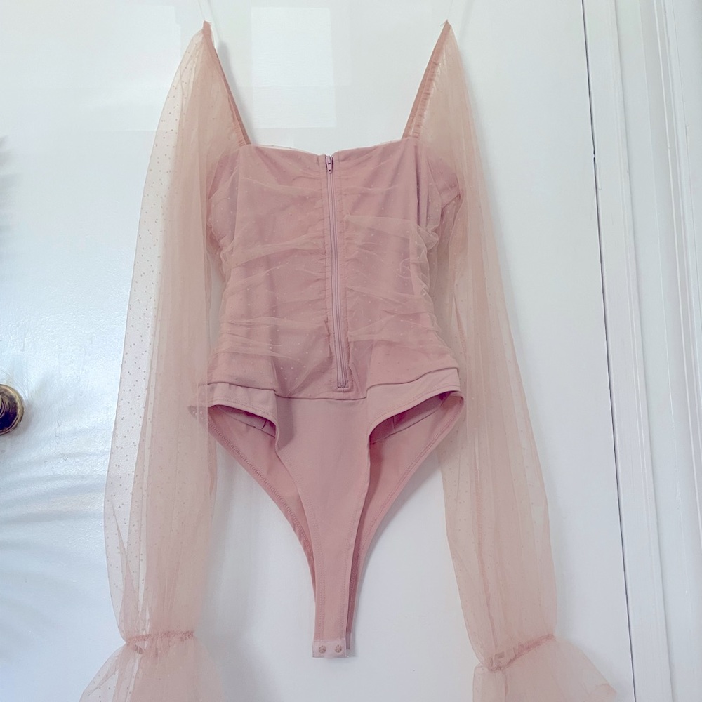Blush pink bodysuit